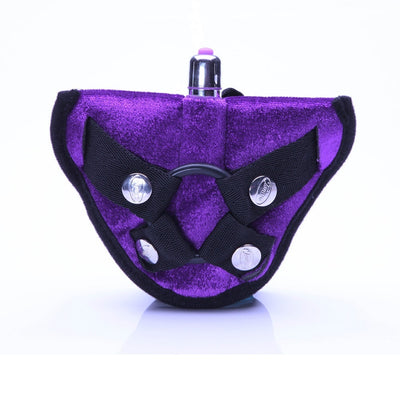 Vibrating Harness Purple - One Stop Adult Shop