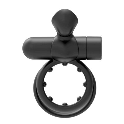 Pointer Vibrating Cockring - Black - One Stop Adult Shop