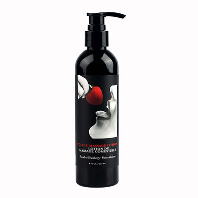 Edible Massage Lotion - Strawberry - One Stop Adult Shop
