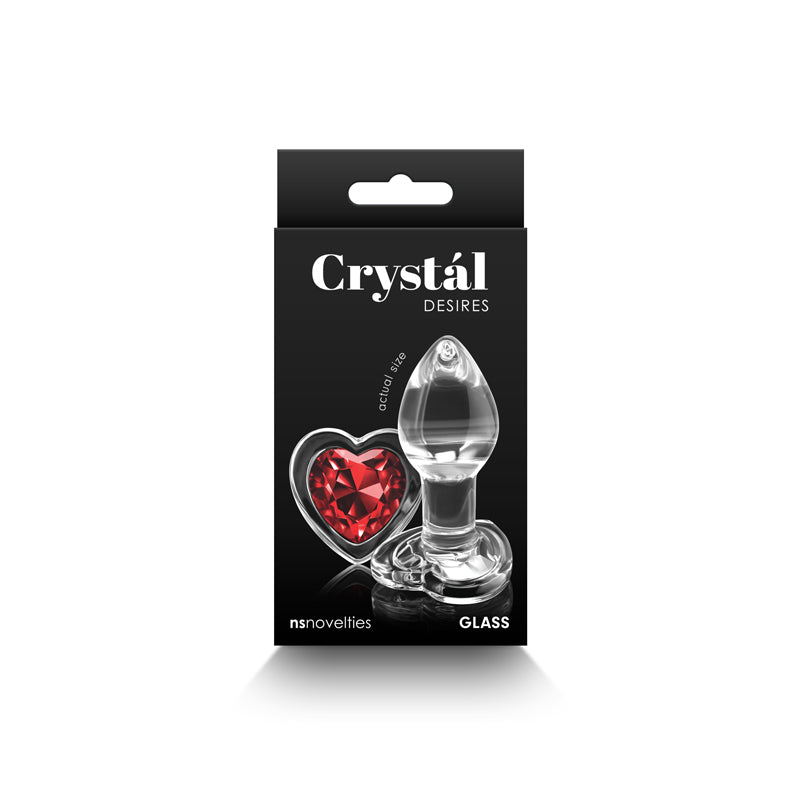 Crystal Desires - Red Heart - Small - One Stop Adult Shop