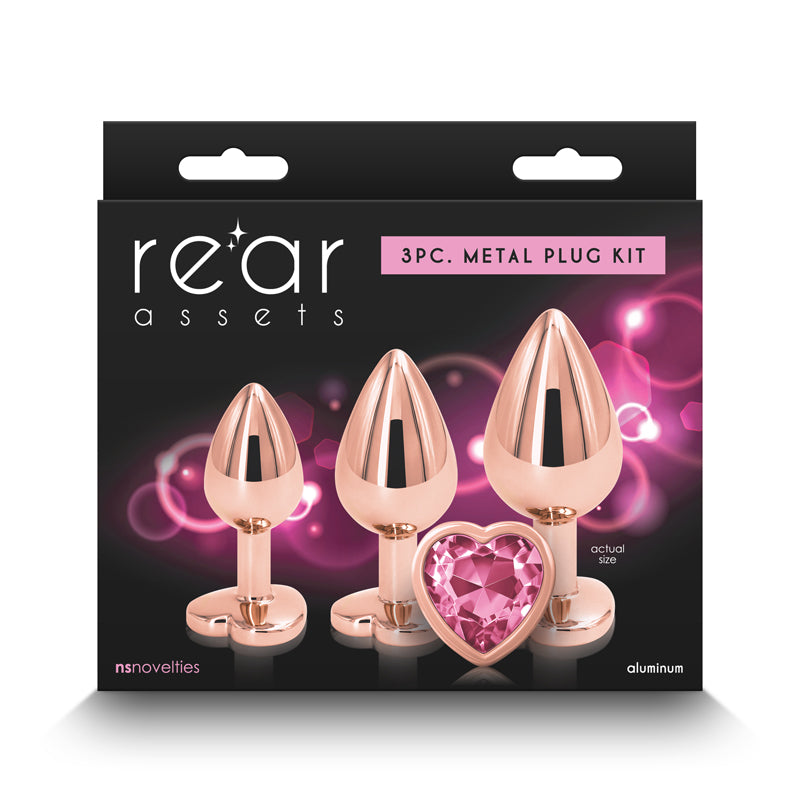 Rear Assets Trainer Kit - Rose Gold - Pink Heart - One Stop Adult Shop