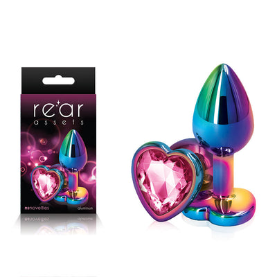 Rear Assets Multi Coloured Heart - One Stop Adult Shop