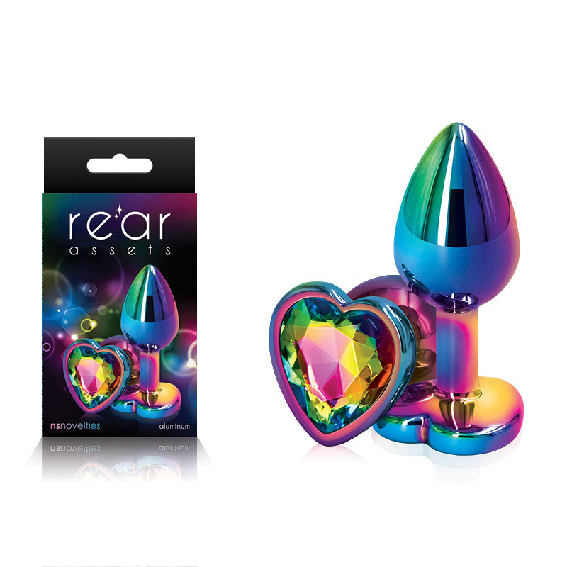 Rear Assets Multi Coloured Heart - One Stop Adult Shop