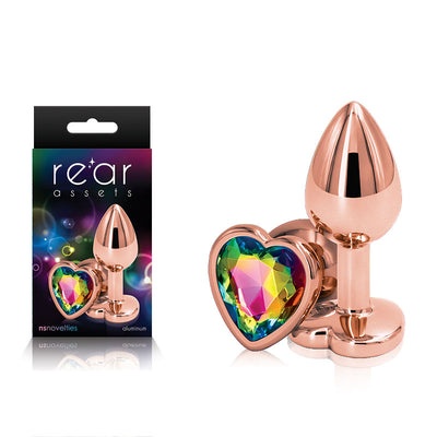 Rear Assets Rose Gold Heart Small - One Stop Adult Shop