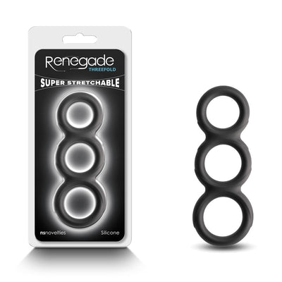 Renegade Threefold - Black - One Stop Adult Shop