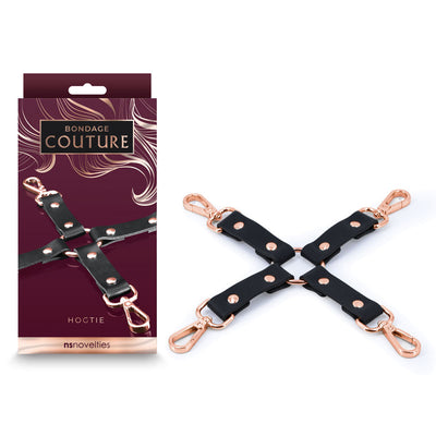 Bondage Couture Hog Tie - Black - One Stop Adult Shop