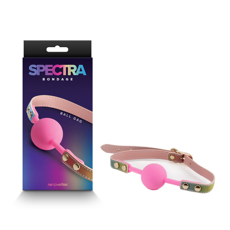 Spectra Bondage Ballgag - Rainbow - One Stop Adult Shop