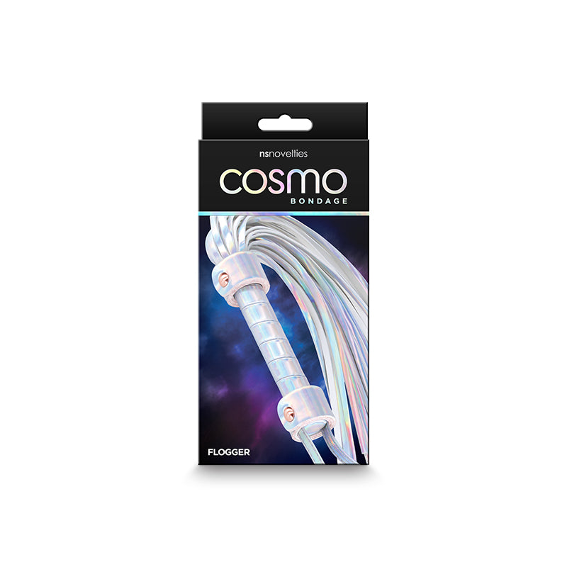 Cosmo Bondage Flogger - Rainbow - One Stop Adult Shop