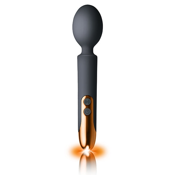 Oriel Rechargeable Wand Black & Copper - One Stop Adult Shop