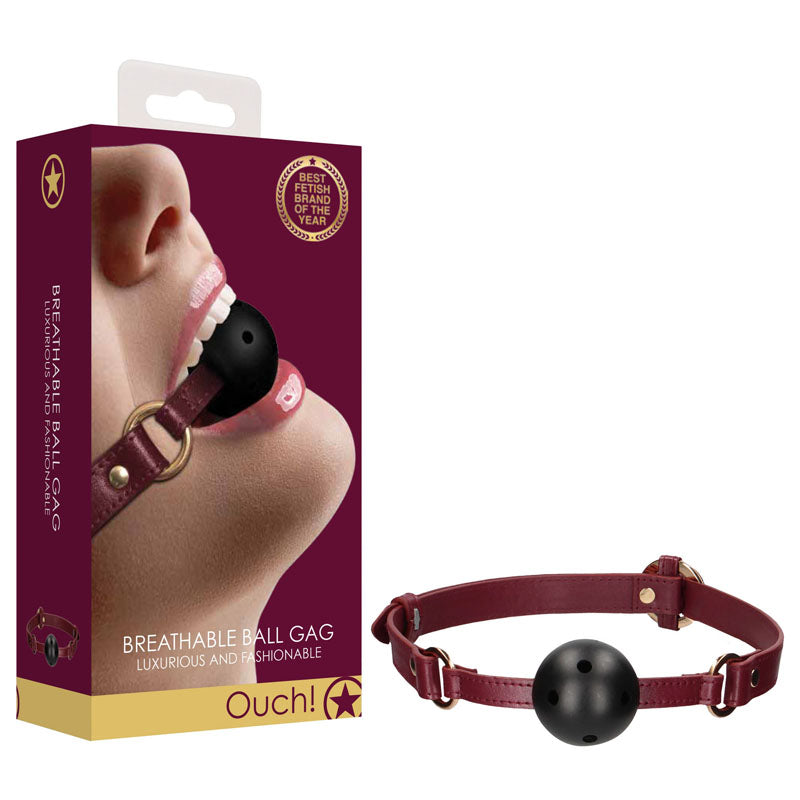 OUCH! Halo - Breathable Ball Gag - One Stop Adult Shop