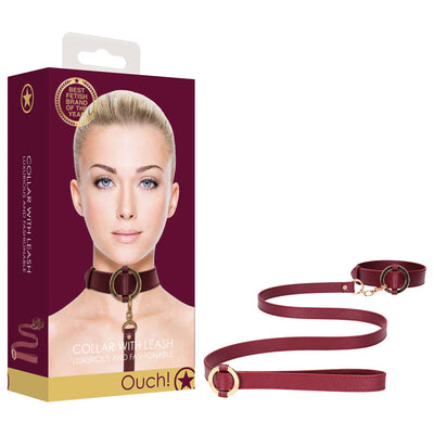 OUCH! Halo - Collar With Leash - One Stop Adult Shop