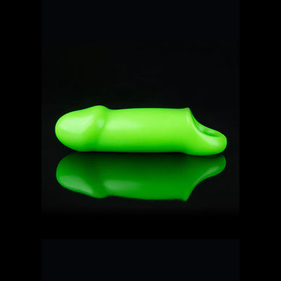 OUCH! Glow In The Dark Smooth Thick Stretchy Penis Sleeve - One Stop Adult Shop