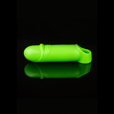 OUCH! Glow In The Dark Smooth Thick Stretchy Penis Sleeve - One Stop Adult Shop