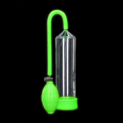 OUCH! Glow In The Dark Classic Penis Pump - One Stop Adult Shop