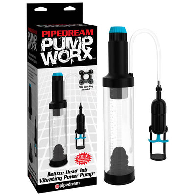 Pump Worx Deluxe Head Job Vibrating Power Pump - One Stop Adult Shop