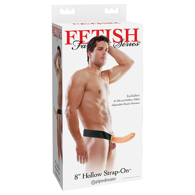 Fetish Fantasy Series 8'' Hollow Strap-On - One Stop Adult Shop