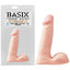 Basix Rubber Works - 6'' Dong w/Balls (Light) - One Stop Adult Shop