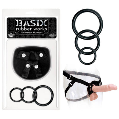 Basix Rubber Works-  Universal Harness - One Stop Adult Shop