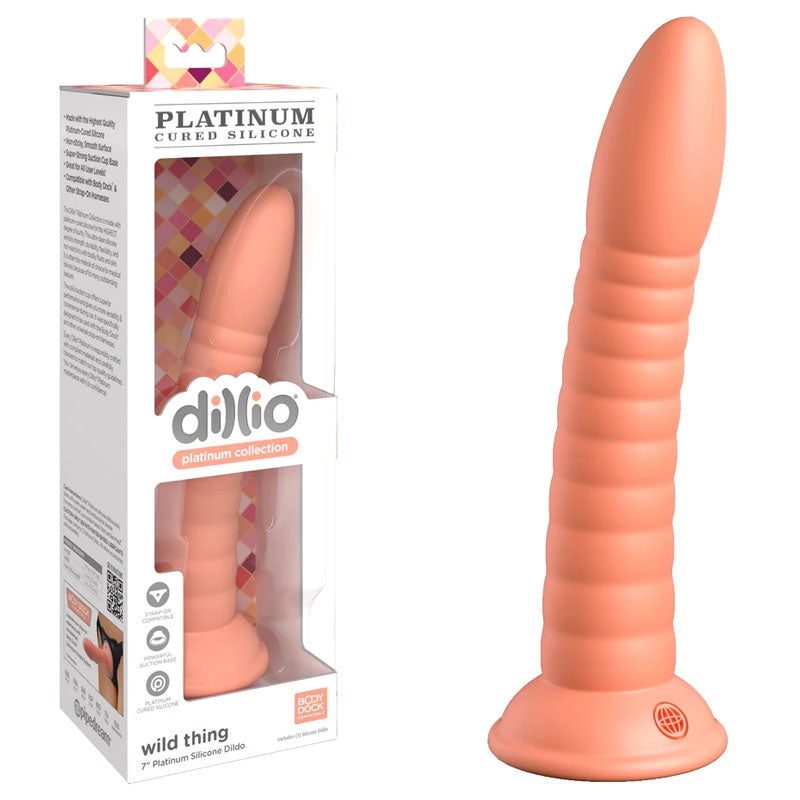 Dillio Platinum Wild Thing - Peach - One Stop Adult Shop