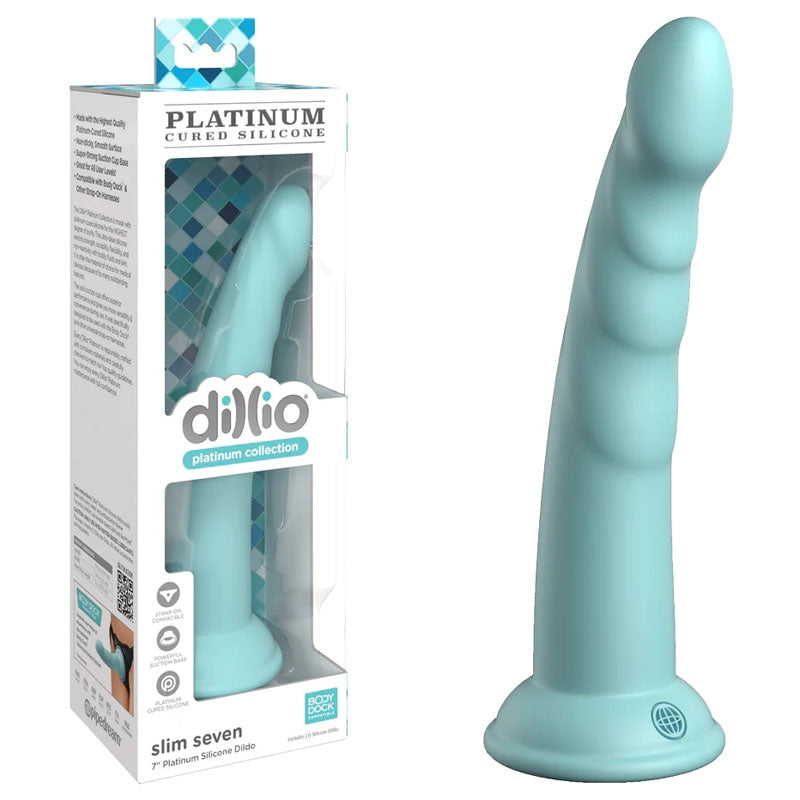 Dillio Platinum Slim Seven - Teal - One Stop Adult Shop