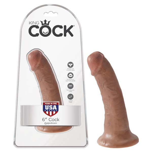 King Cock 6'' Cock - One Stop Adult Shop