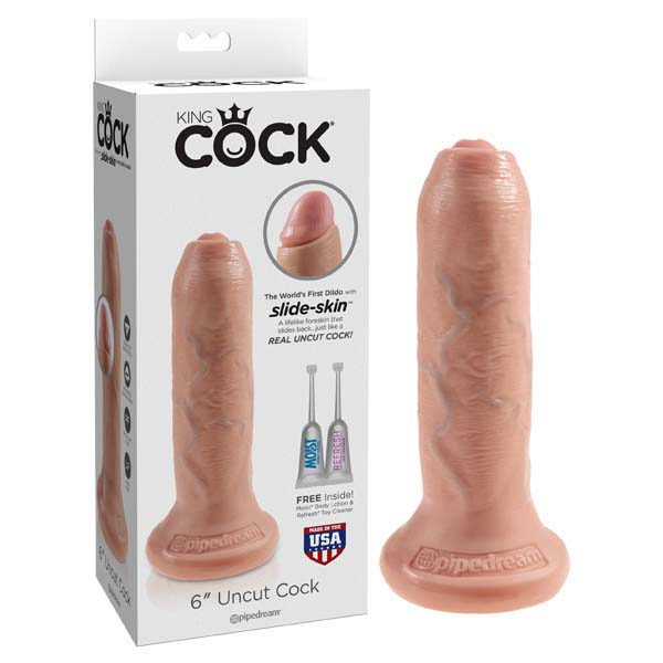 King Cock 6'' Uncut - One Stop Adult Shop