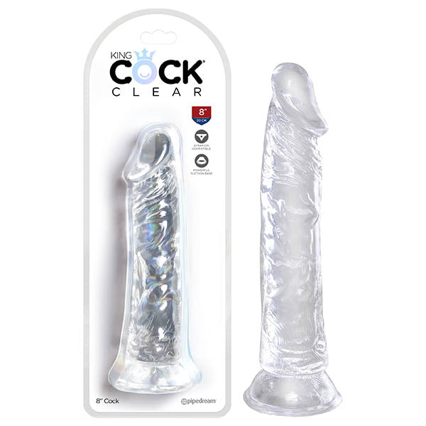 King Cock Clear 8'' Cock - One Stop Adult Shop