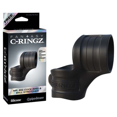 Fantasy C-ringz Mr Big Cock Ring And Ball Stretcher - One Stop Adult Shop