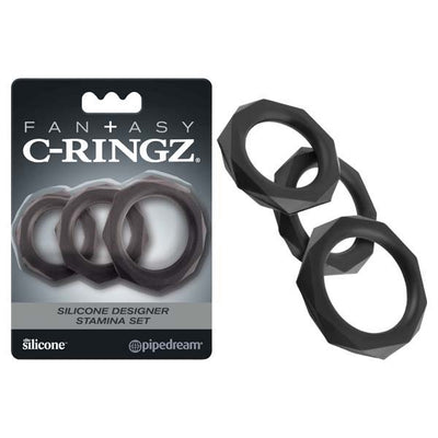 Fantasy C-Ringz Silicone Designer Stamina Set - One Stop Adult Shop