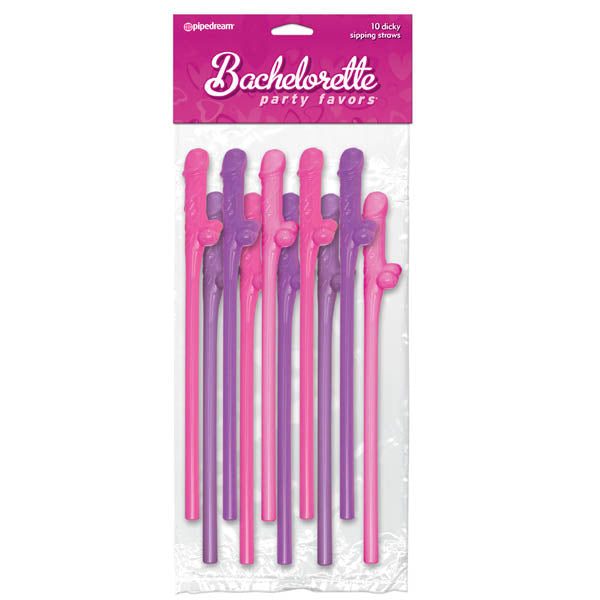 Bachelorette Party Favors - Dicky Sipping Straws - One Stop Adult Shop