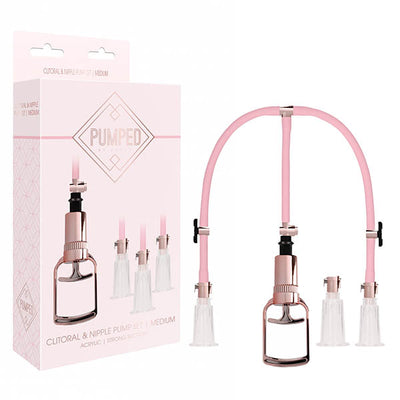 Pumped Clitoral & Nipple Pump Set - One Stop Adult Shop