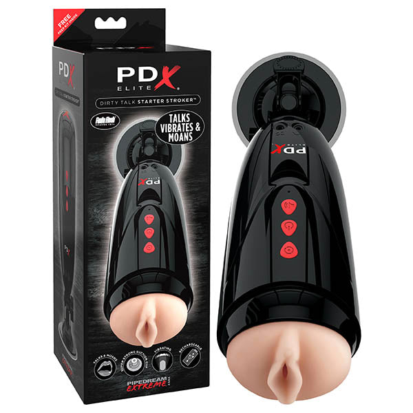 Pipedream Extreme Toyz Elite Dirty Talk Starter Stroker - One Stop Adult Shop