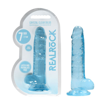 RealRock 7'' Realistic Dildo With Balls - One Stop Adult Shop