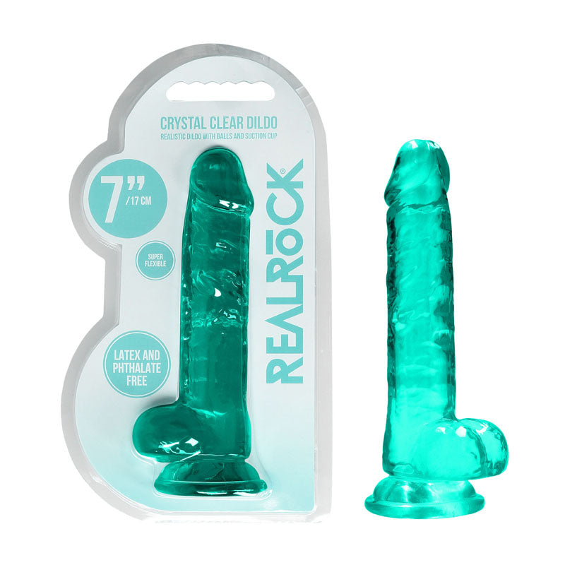 RealRock 7'' Realistic Dildo With Balls - One Stop Adult Shop