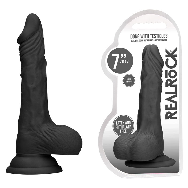 REALROCK 7'' Realistic Dildo With Balls - One Stop Adult Shop