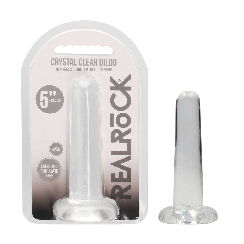 REALROCK Non Realistic Dildo With Suction Cup - 13.5 cm - One Stop Adult Shop