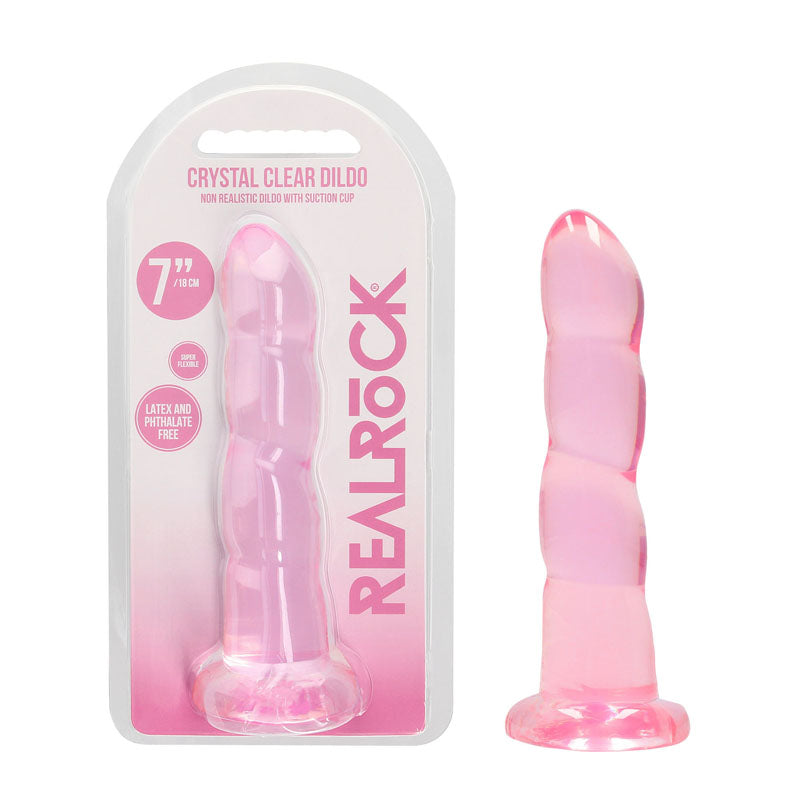 REALROCK Non Realistic Dildo With Suctio - One Stop Adult Shop