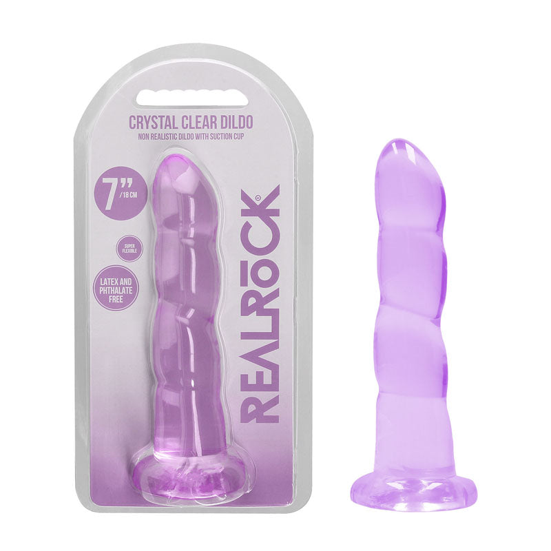 REALROCK Non Realistic Dildo With Suctio - One Stop Adult Shop