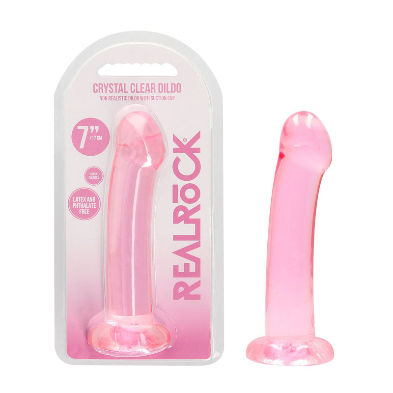 REALROCK Non Realistic Dildo With Suction Cup - 17 cm - One Stop Adult Shop