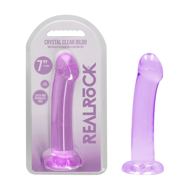 REALROCK Non Realistic Dildo With Suction Cup - 17 cm - One Stop Adult Shop