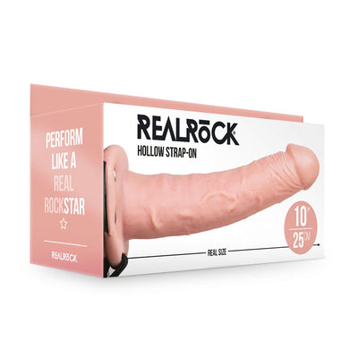 REALROCK Hollow Strap-on - 24.5 cm Flesh - One Stop Adult Shop