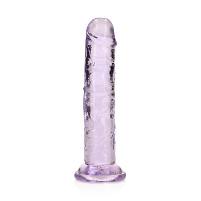 REALROCK 15.5 cm Straight Dildo - Purple - One Stop Adult Shop