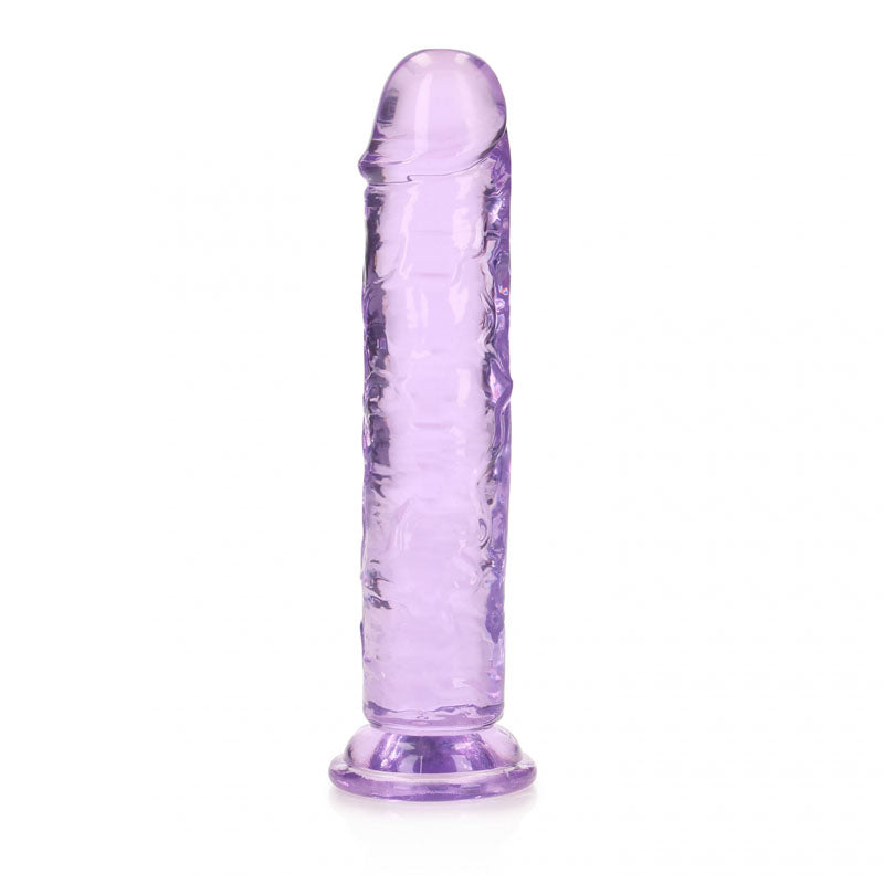 REALROCK 20 cm Straight Dildo - Purple - One Stop Adult Shop