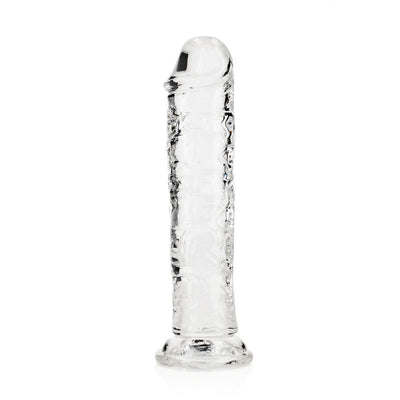 REALROCK 20 cm Straight Dildo - Clear - One Stop Adult Shop