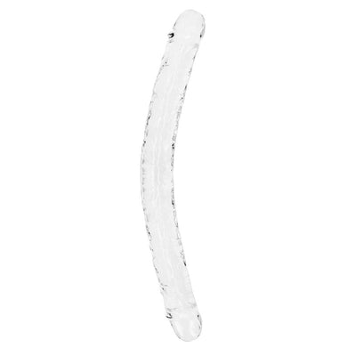 REALROCK 45 cm Double Dong - Clear - One Stop Adult Shop