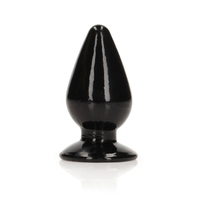 REALROCK 9 cm Anal Plug - Black - One Stop Adult Shop