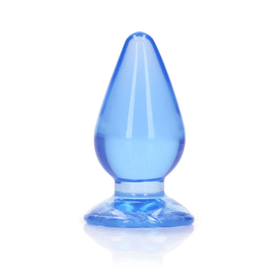 REALROCK 9 cm Anal Plug - Blue - One Stop Adult Shop