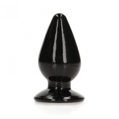 REALROCK 11.5 cm Anal Plug - Black - One Stop Adult Shop