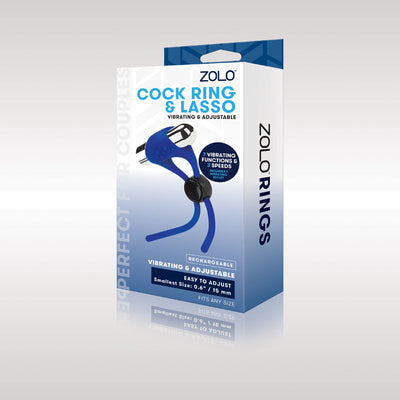 Zolo Rechargeable Cock Ring & Lasso - One Stop Adult Shop